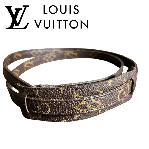 LOUIS VUITTON Vintage Leather Replacement Hook Strap for Handbags - Picture 1 of 7